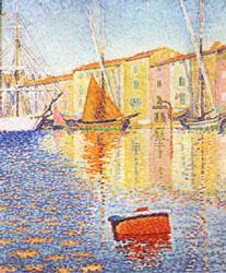 The Red Buoy, Paul Signac